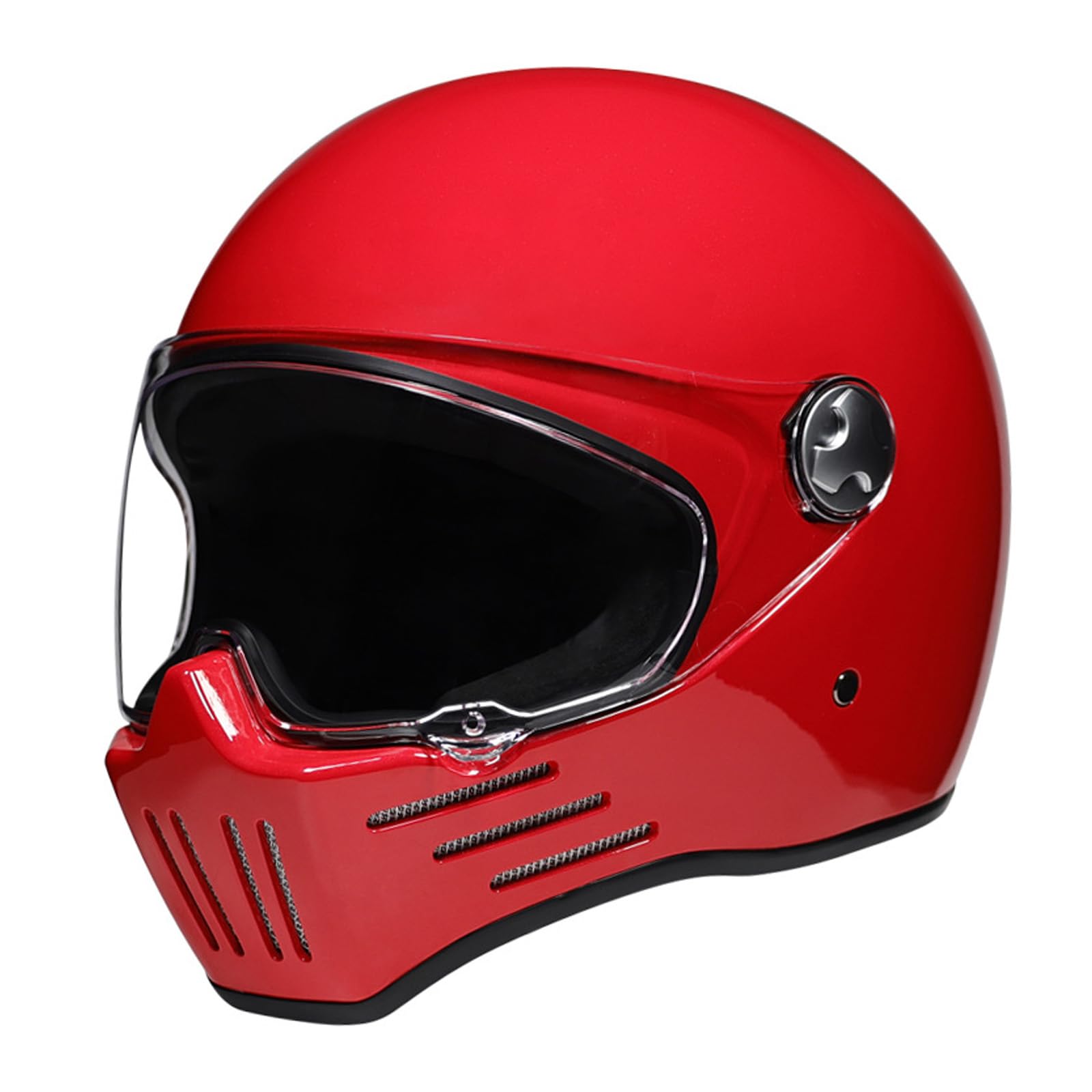 Amazon.com: Woljay Vintage Full Face Motorcycle Helmet Helmets Jet